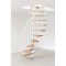 Scala Metallica Smart ringhiera corrimano bianco