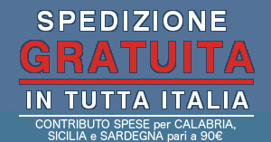 Spedizione scale gratuita in tutta Italia isole comprese